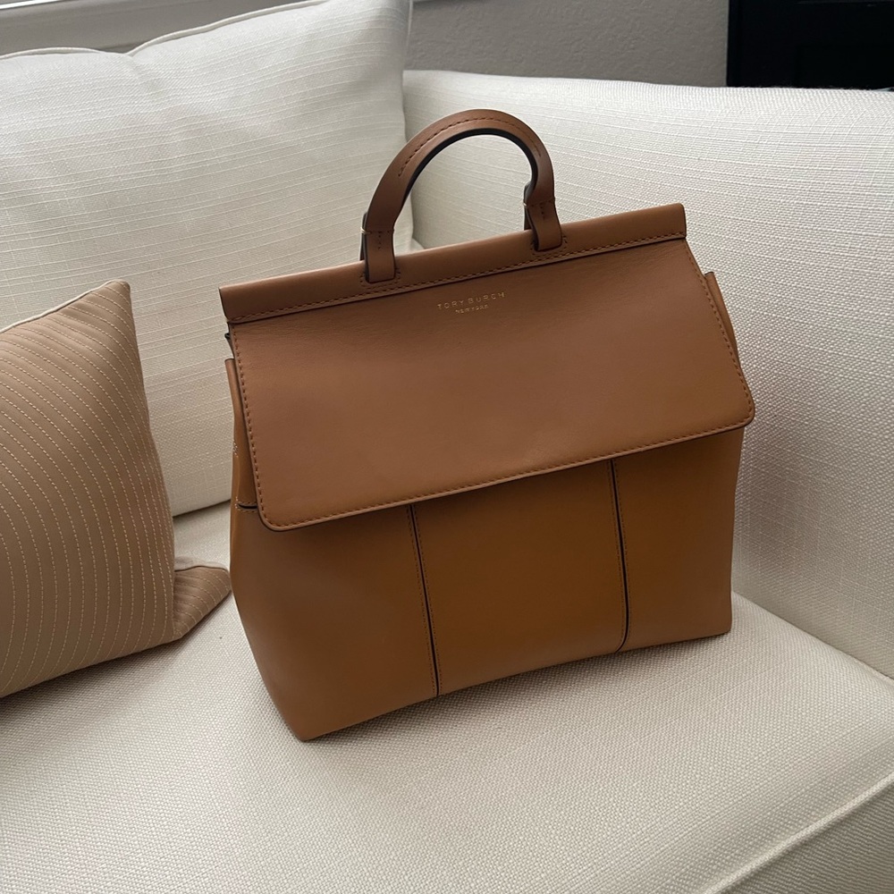 Brown Leather Tote Bag